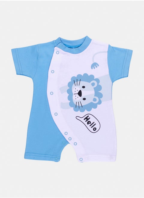 Baby Jumpsuit with Lion Print