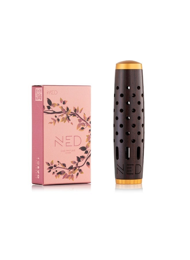 Ned Scand Natural Vietnamese Oud Incense Sticks with Nai Incense Burner – Scented with Premium French Fragrances – 25 Thick, Long-Lasting Sticks | 45+ Minutes - Image 1