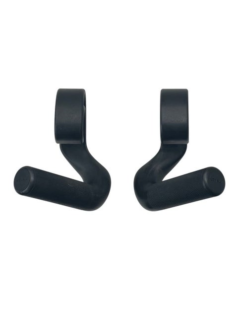 Angled Grip Handle Attachment, 2 Pack Compact Pull Up Bar, Neutral Grip Handle Attachment for Pull-up Bars, Barbells and Resistance Bands, Multifunction Gym Accessories, Black
