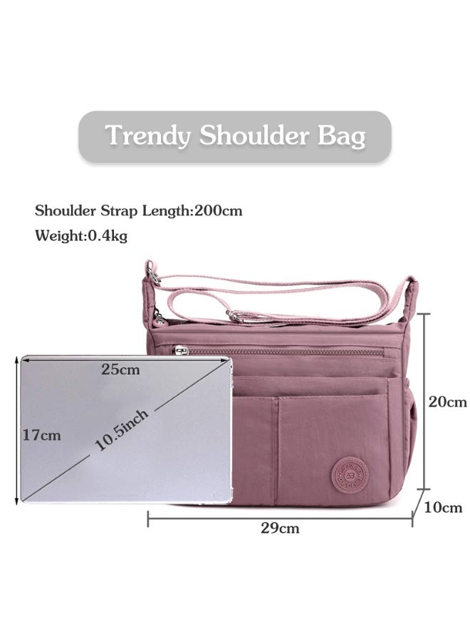 Women's Lightweight Waterproof Nylon Shoulder Bag Crossbody Sling Bag - Image 2