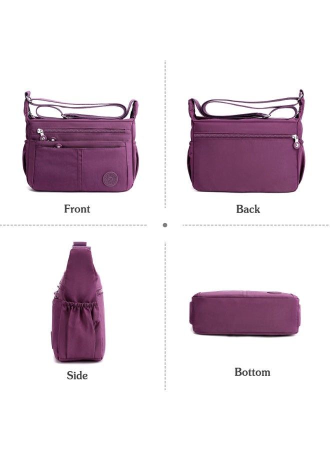 Women's Lightweight Waterproof Nylon Shoulder Bag Crossbody Sling Bag - Image 5