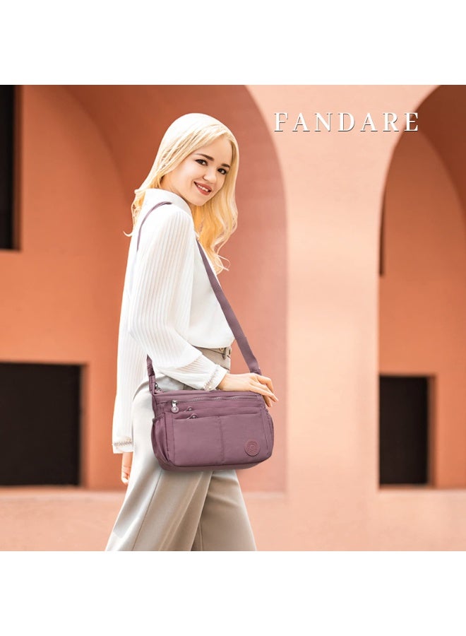 Women's Lightweight Waterproof Nylon Shoulder Bag Crossbody Sling Bag - Image 4