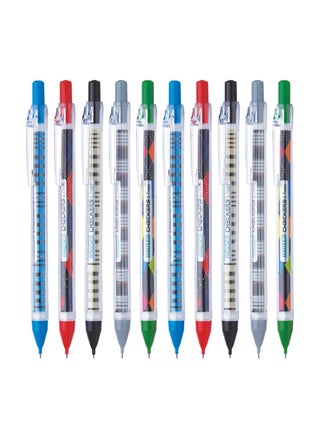 Hauser Checkers 07 Mm Mechanical Pencil Box PackGerman TechnologyContinuous Writing Sliding SleeveSpecially Designed Grip For Comfortable WritingPack Of 10Multicolor - pzsku/Z80C332E4818079A91DF9Z/45/1748265487/673acfb1-a6c6-463a-a9fd-b2ffbd5aabfa