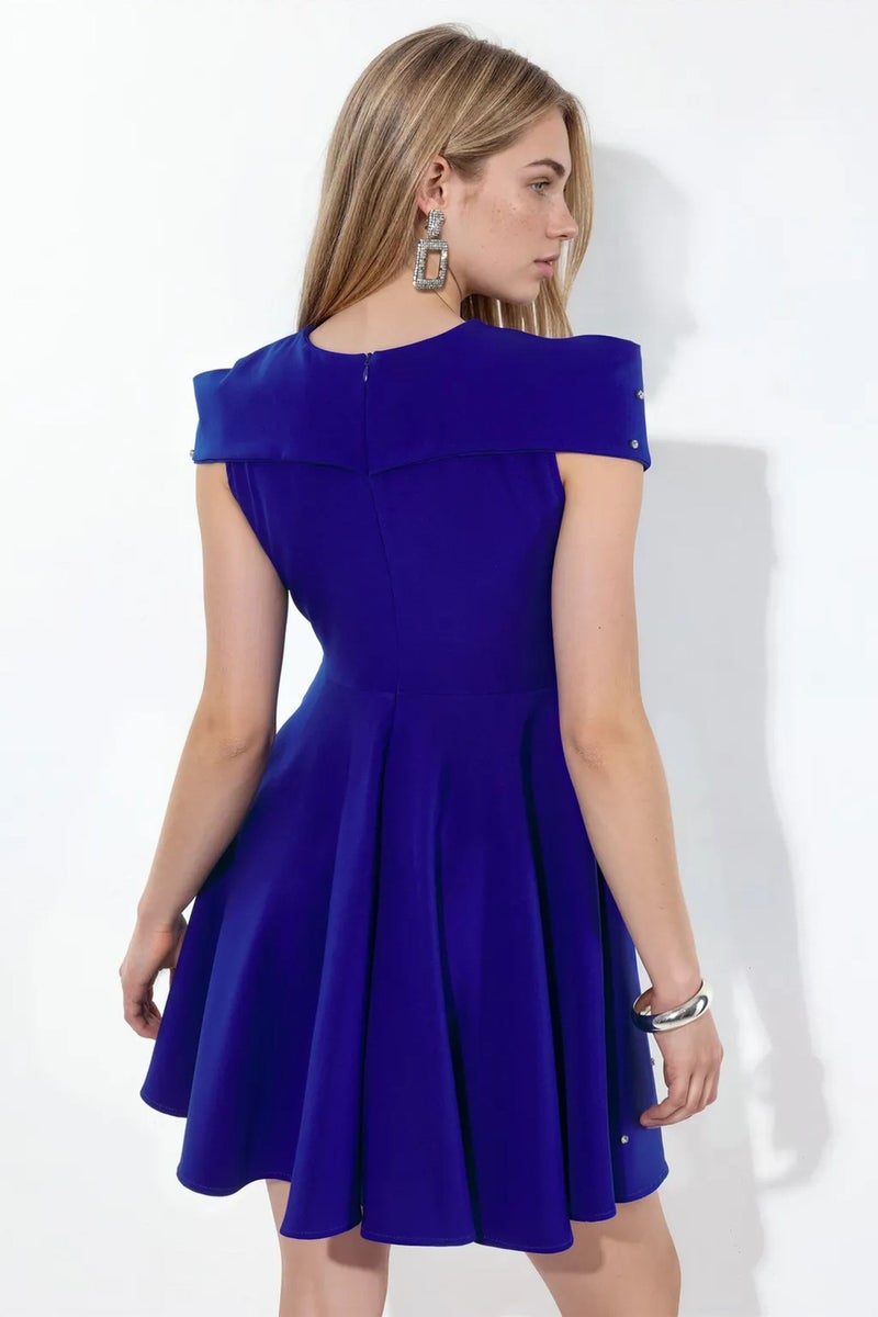 Jennyfer Women's A-line Mini Dress With Sequins - Image 4