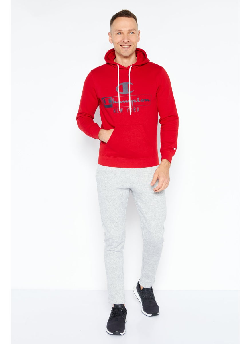 Champion - Men Sportswear Fit Long Sleeves Running Sweatshirt, Red - Image 1