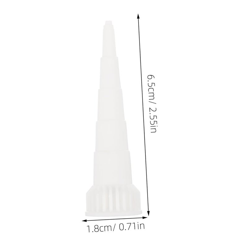 Easy assemble alternatives Healifty 4pcs Caulking Nozzles Replacement Caulk Tube Tips Finishing Applicator Nozzles for Precise Sealant Control Lightweight Compact Design Suitable for DIY and Professional Use Indoor outdoor use - Image 2
