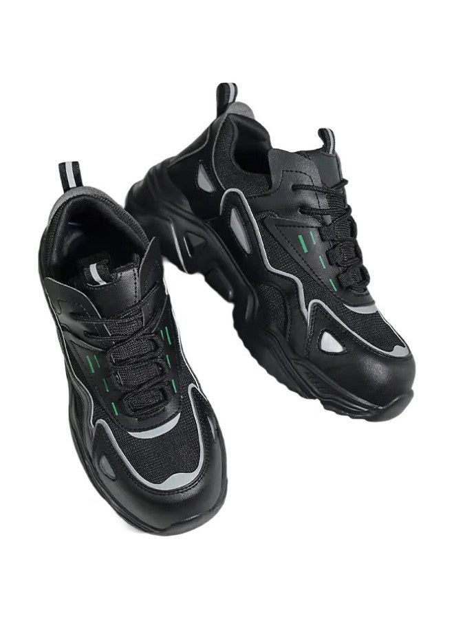 Old housekeeper Laoguanjia Safety Shoes For Women, Small Size, Lightweight, Breathable, Steel Toe, Comfortable, Anti-Smashing, Anti-Puncture, Work Safety Shoes, Solid, Wear-Resistant, Size 34 - Image 3