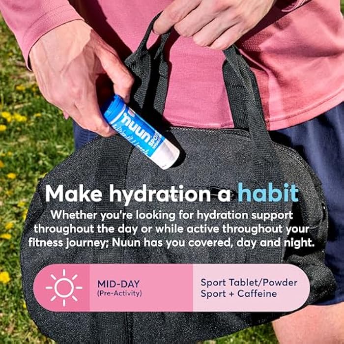 Nuun Sport Electrolyte Powder Packets with Magnesium, Calcium, Potassium, Chloride, and Sodium, Hydration Packets for On-the-Go, Pink Lemonade Flavor, Gluten Free & Vegan, 16 Single Servings - Image 4