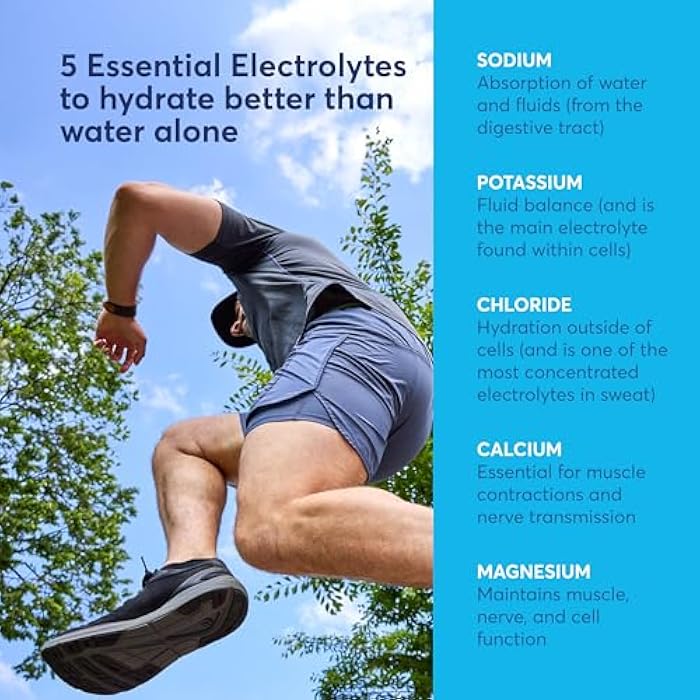 Nuun Sport Electrolyte Powder Packets with Magnesium, Calcium, Potassium, Chloride, and Sodium, Hydration Packets for On-the-Go, Pink Lemonade Flavor, Gluten Free & Vegan, 16 Single Servings - Image 3