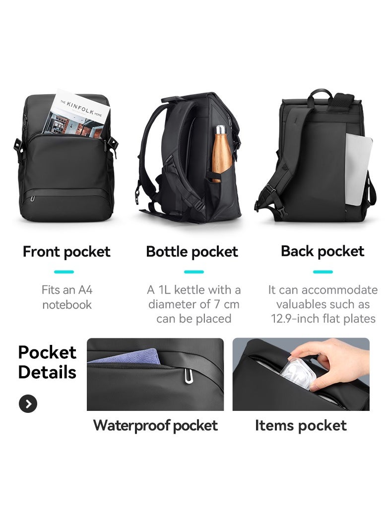 MARK RYDEN - MARK RYDEN 2859 Backpack and Shoulder Bag Combo with a lot of style and great practicality. Perfect for short and business trips. - Image 1