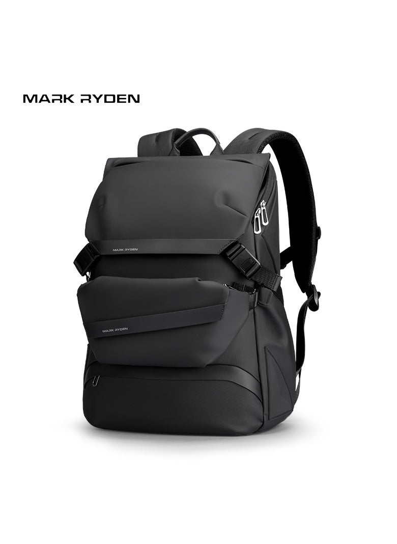 MARK RYDEN 2859 Backpack and Shoulder Bag Combo with a lot of style and great practicality. Perfect for short and business trips. 