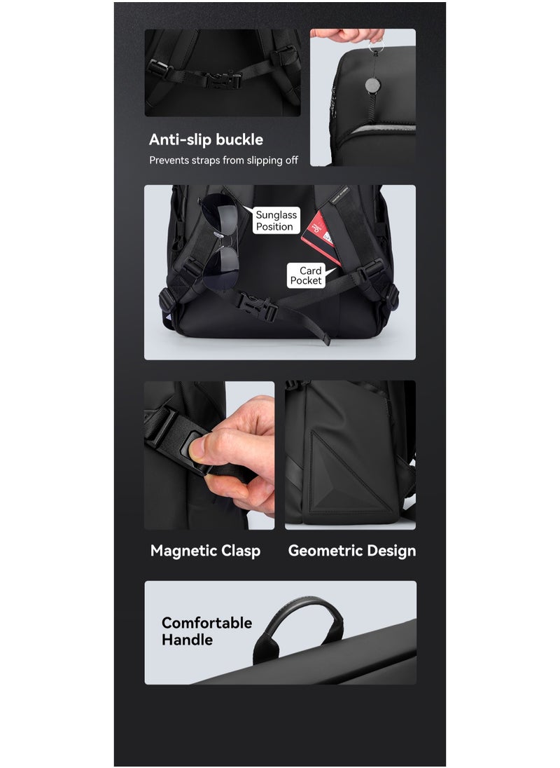 MARK RYDEN - MARK RYDEN 2859 Backpack and Shoulder Bag Combo with a lot of style and great practicality. Perfect for short and business trips. - Image 1