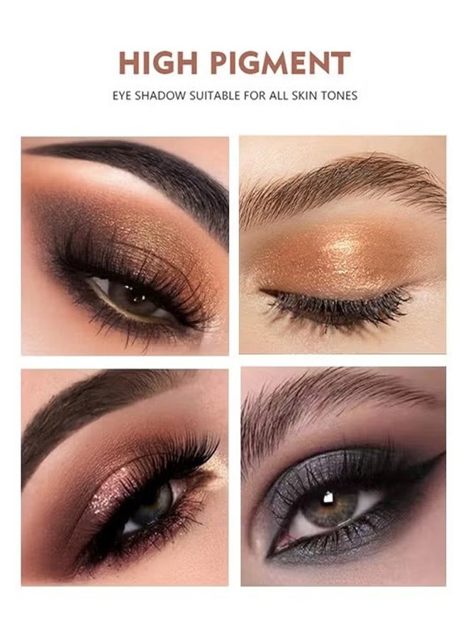 QIAOYAN - 12 Colors The Nudes Eyeshadow ,Shimmer Matte Palette, Waterproof Brown Eyeshadow Series, Matt Powder Pressed Eye Pallet - Image 1