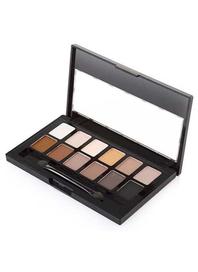QIAOYAN - 12 Colors The Nudes Eyeshadow ,Shimmer Matte Palette, Waterproof Brown Eyeshadow Series, Matt Powder Pressed Eye Pallet - Image 1