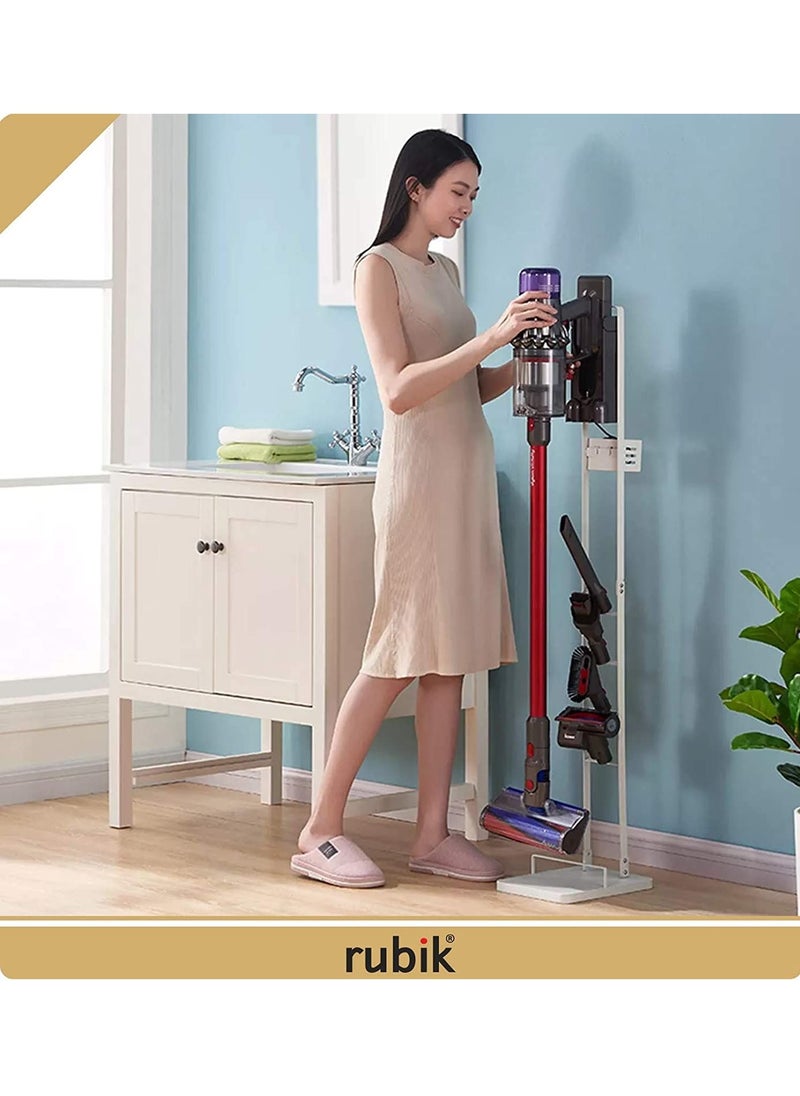 Rubik - Carbon Steel Storage Rack Floor Stand Holder for Dyson Vacuum Cleaner V6 V7 V8 V11 - Image 1