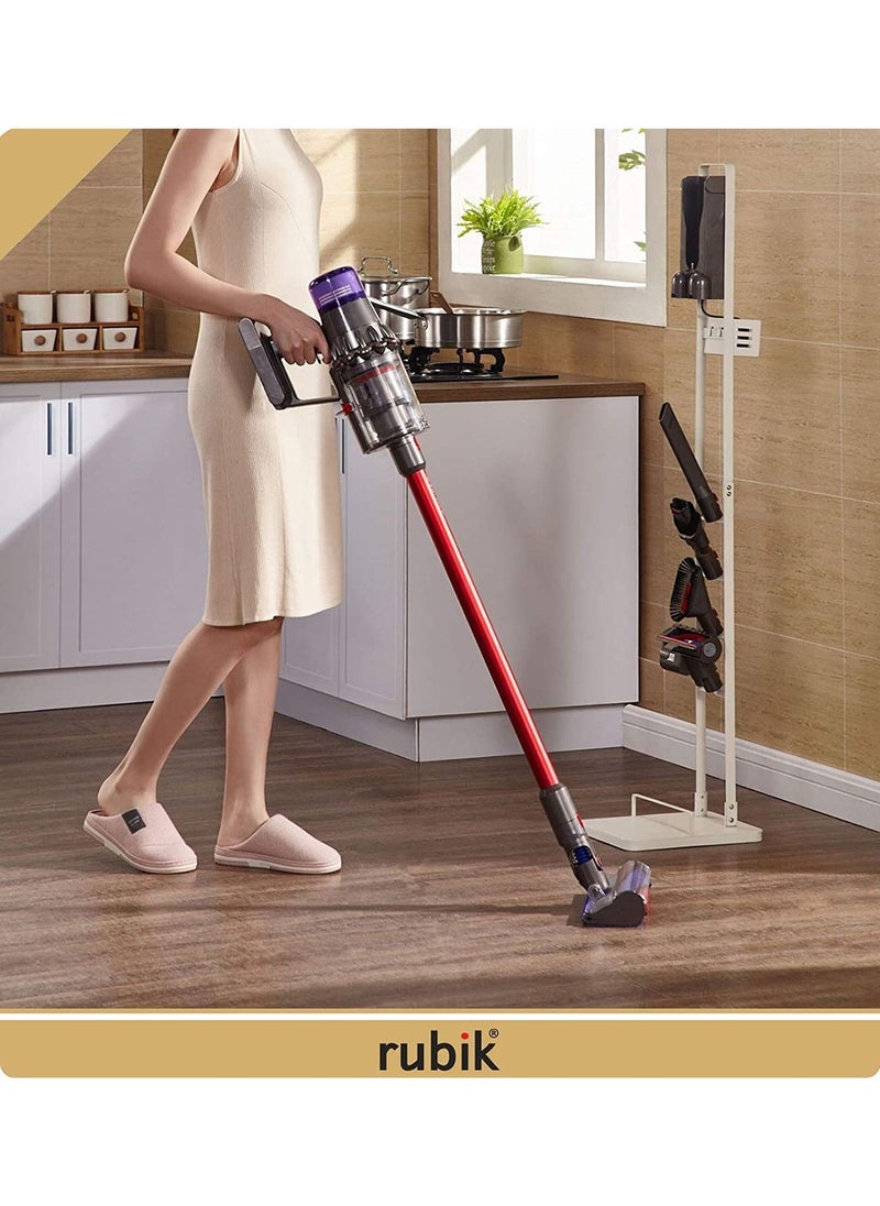 Rubik - Carbon Steel Storage Rack Floor Stand Holder for Dyson Vacuum Cleaner V6 V7 V8 V11 - Image 1