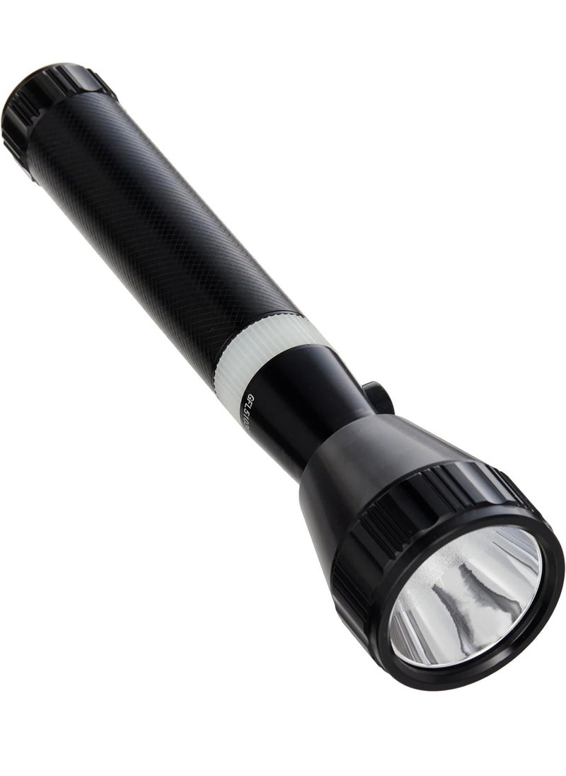 GEEPAS GEEPAS Rechargeable LED Flashlight - LED Torch with 2000 Meters Range, Portable Design & 4 Hours Working |Perfect for Camping Bicycle Hiking & Emergency 285mm Black/White GFL51031N  - Image 4