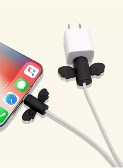 Generic 2pcs Cute Wing Design Data Cable Protector  - Image 1