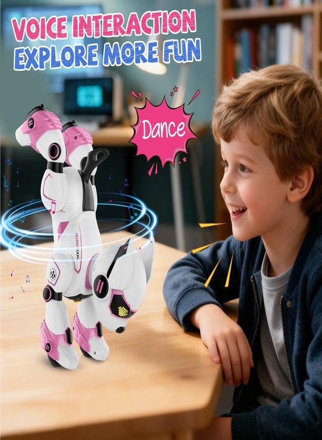 Anysun Robot Dog for Kids, Remote Control Dog with Voice Touch Interaction and lmitation Show, Programmable Gesture Sensing Dog Robot, Singing, Dancing, Talking, Smart Stunt Robot Dog Toy Gift for Boys Girls - Image 3