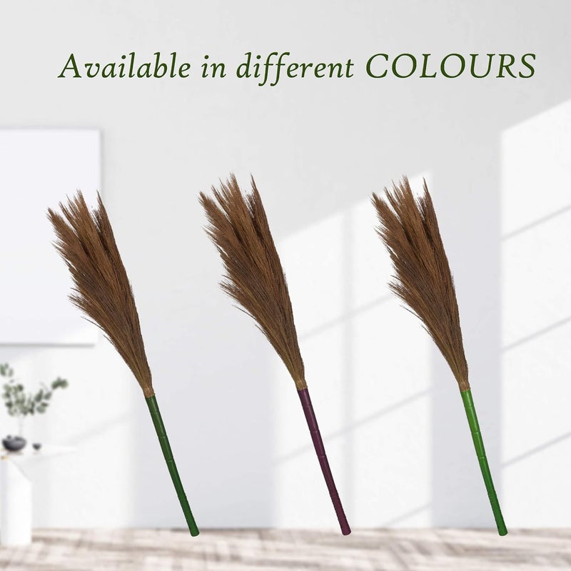 KRV KALIAMMAL Brand BroomsSupreme Quality DUST Free Easy to Clean Best and AffordableIndian Style Plastic Handle Broomstick  - Image 2