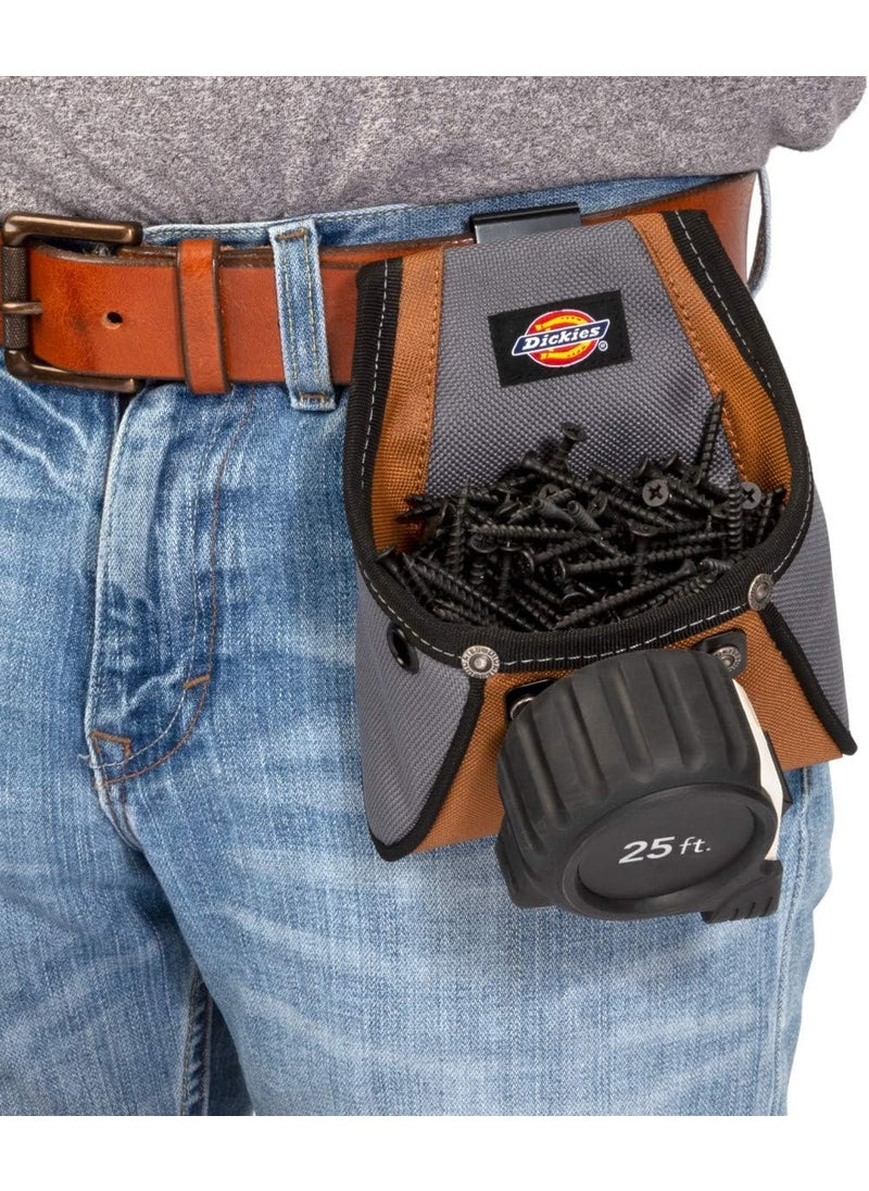 Dickies Dickies Rigid NailScrew Work Pouch with Tape Measure Clip Universalfit Steel Clip for Tool Belt Riveted Seams Built to Last  - Image 5