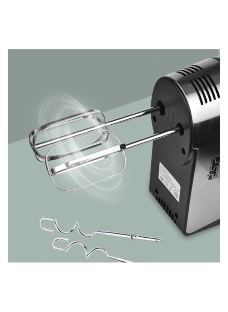 DSP DSP KM2069 250W Multifunctional Hand Mixer 5 Speed Regulation Double Rod Configuration 30 Second Whirlwind Egg High Power Motor Quick Stirring - Image 3
