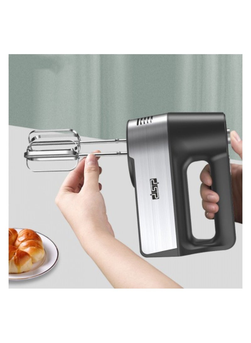 DSP DSP KM2069 250W Multifunctional Hand Mixer 5 Speed Regulation Double Rod Configuration 30 Second Whirlwind Egg High Power Motor Quick Stirring - Image 2