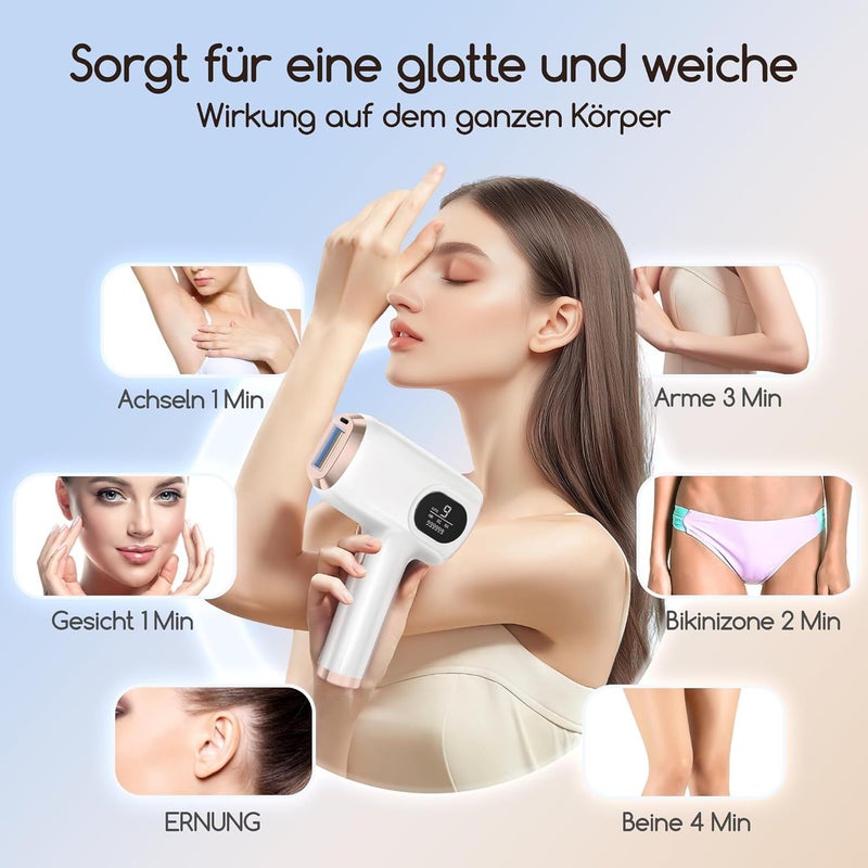 Handheld IPL Hair Removal Device, Painless, Portable, for Whole Body - Image 3