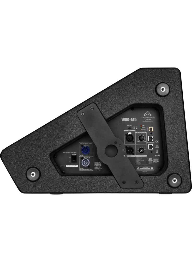 WHARFEDALE مراقب مكبر الصوت WDGA15 نشط 1x15" 400W جسم خشبي مطلي - Image 2