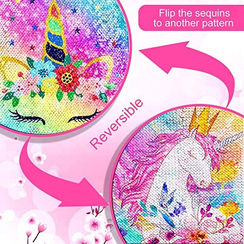 WZLVO Kids Luggage for Girls, Cute Unicorn Rolling Wheels Suitcase for Toddler Children - Image 5