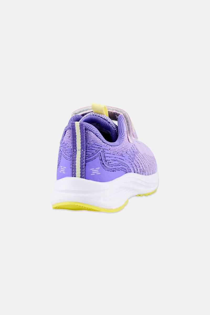 RBX Toddlers Girl Brand Logo Velcro Outdoor Shoes, Lilac - Image 2