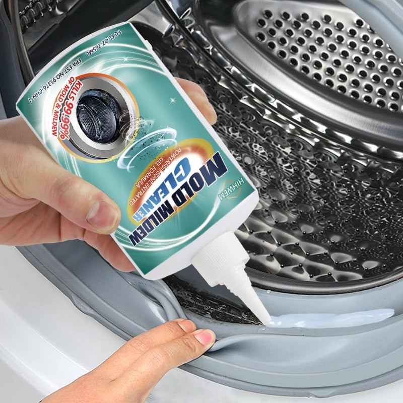 HIHWEM Mold Remover Gel,Household Mold Cleaner for Washing Machine,Refrigerator Strips,Grout Cleaner Best for Home Sink,Kitchen,Showers(2-Pack) - Image 2