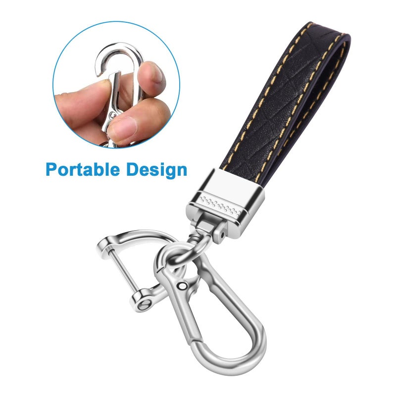 artapek Key Fob Cover Compatible with Chevy Tahoe Suburban GMC Yukon Car Accessories with Keychain 6 Button Key Shell Case TPU (Blue) - Image 5