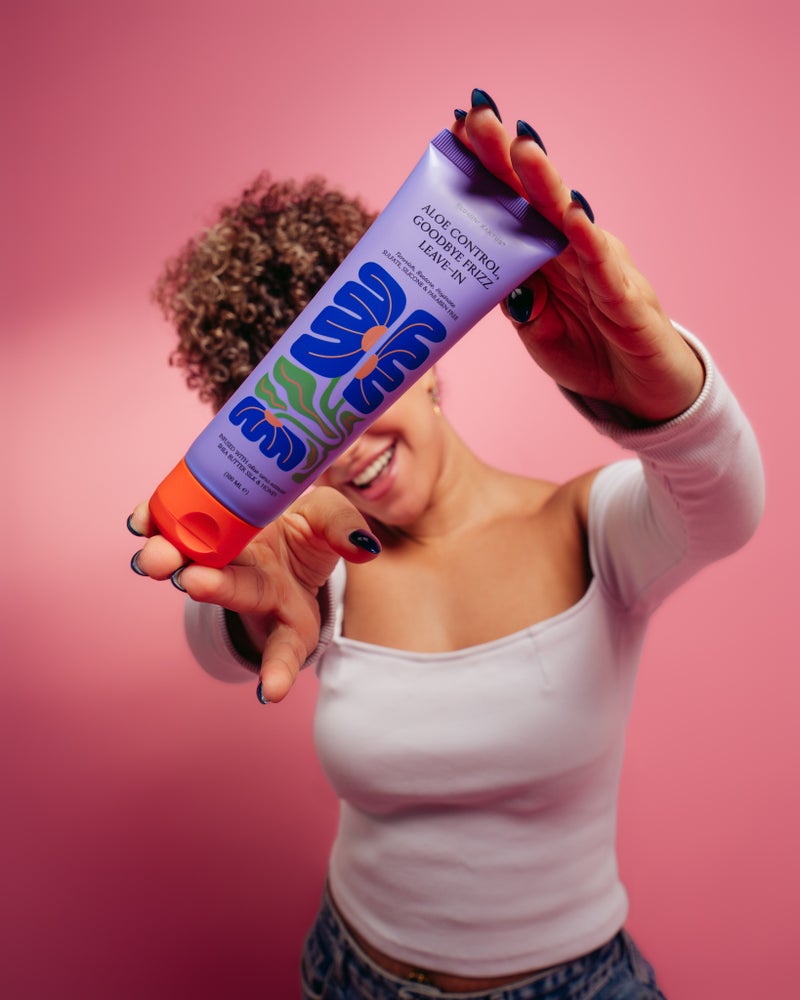 بلومن كاكتس ليف إن Blumin’Kaktus Aloe Control, Goodbye Frizz! بحجم السفر – ترطيب وتقليل الهيشان، 100 مل - Image 4