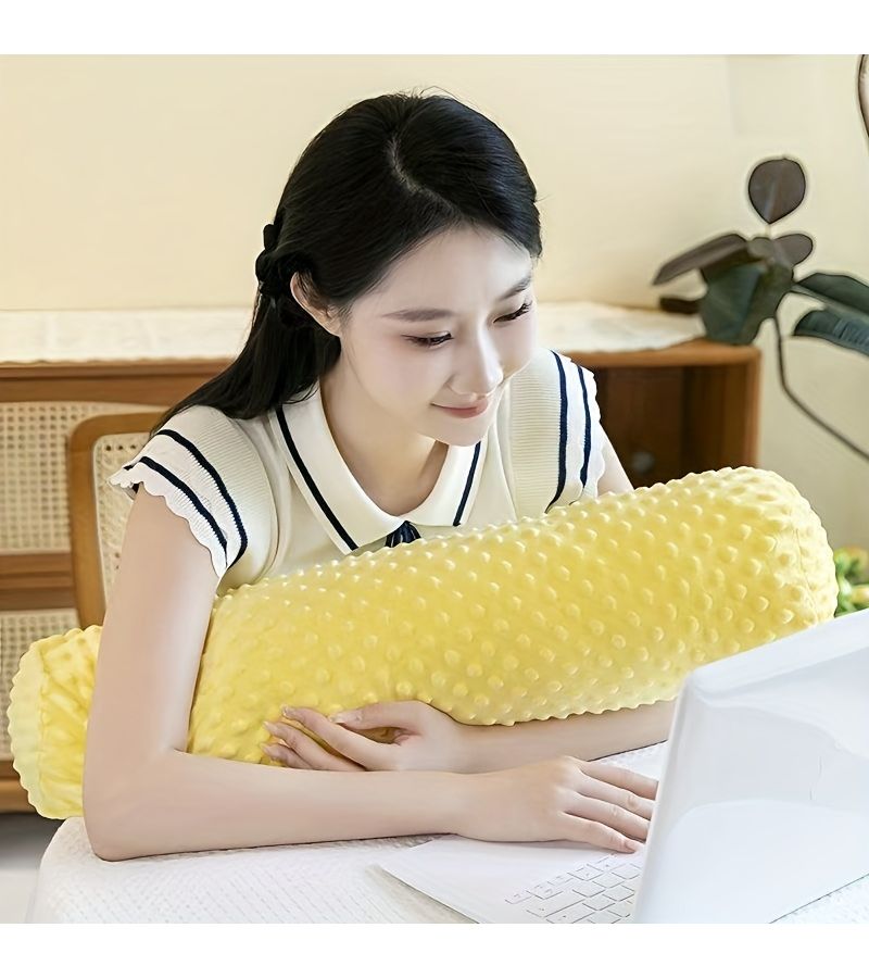 Ultra Soft Plush Long Body Pillow Dark Gray 39.37 Inch For Side Sleepers Machine Washable Zipper Closure Dorm Room Essentials Cozy Bedding Premium Comfort All Season Use - Image 4