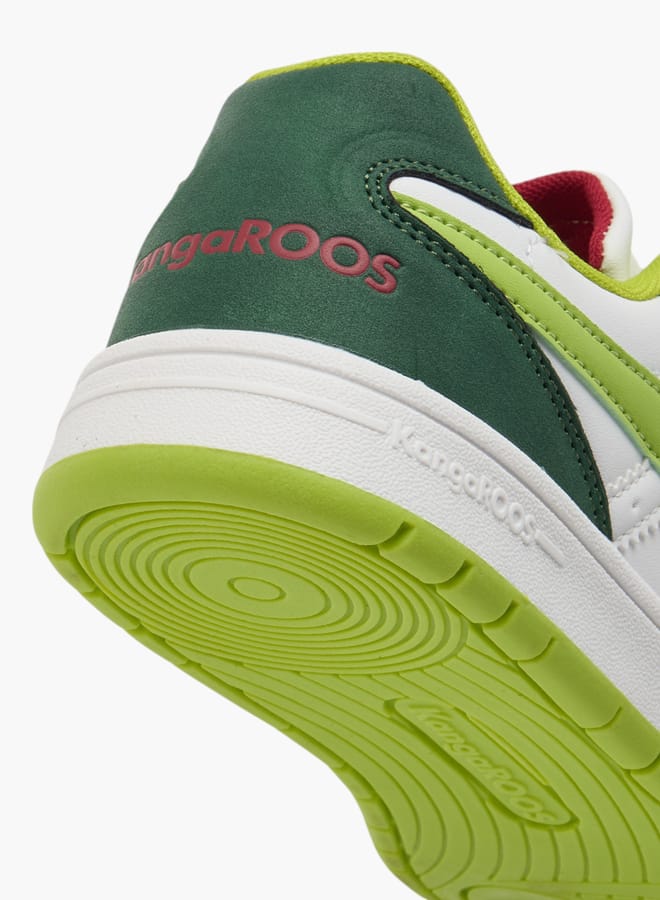 kangaROOS Women's Logo Detail Sneakers With Hook And Loop Closure  - Image 5