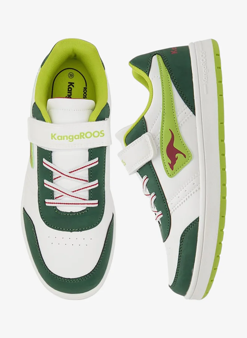 kangaROOS  Women's Logo Detail Sneakers With Hook And Loop Closure for Women | Best Price UAE