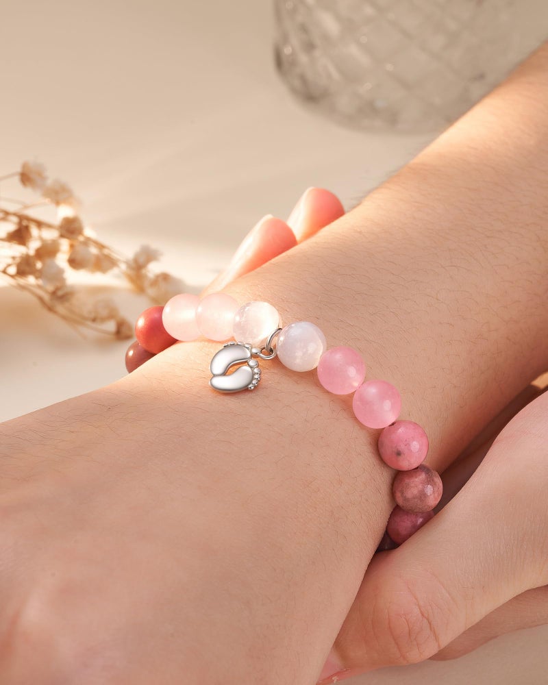Jeka Mom to Be Gift, First Time Mom Gifts, Mama Bracelet Christmas Gifts for Pregnancy Pregnant Expecting Women - Image 2