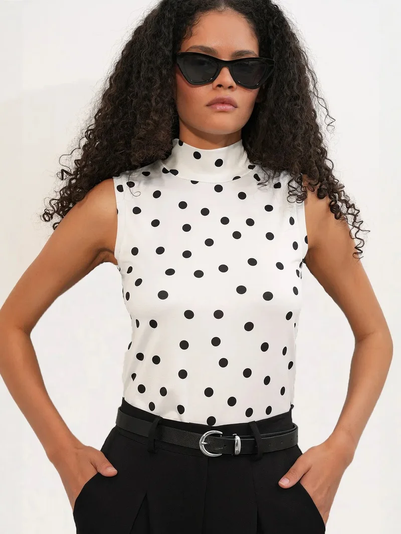 بيغ دارت BDART Fitted Half Turtleneck Bodysuit
