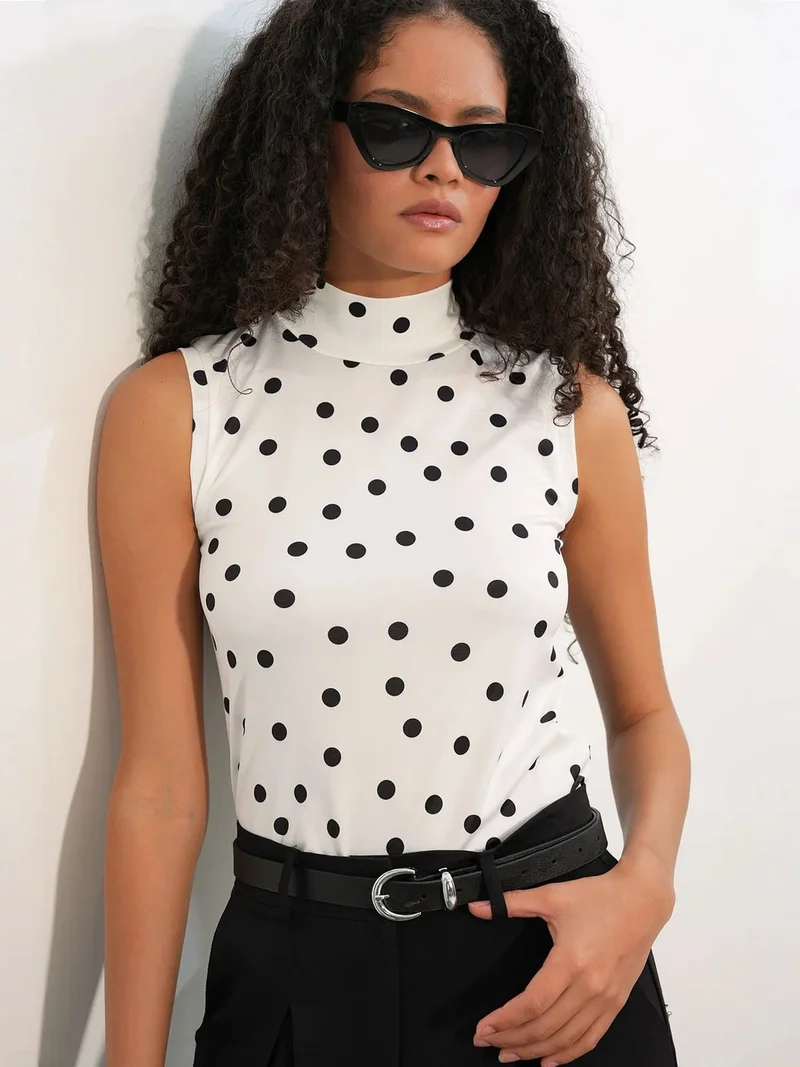 بيغ دارت BDART Fitted Half Turtleneck Bodysuit