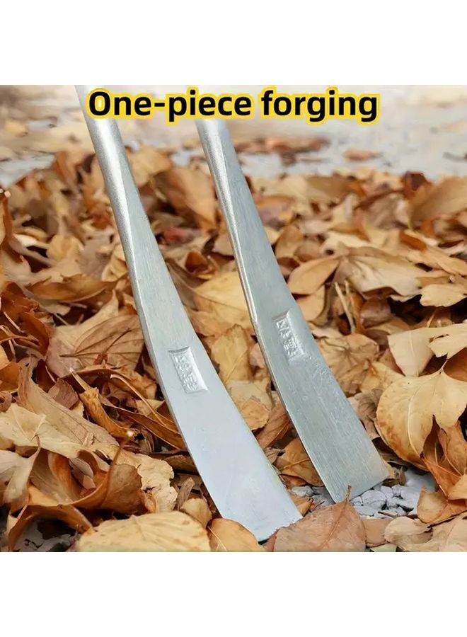 2 Piece Set Multifunctional Gardening Hoe for Weeding Transplanting Wild Vegetable Digging - Image 3