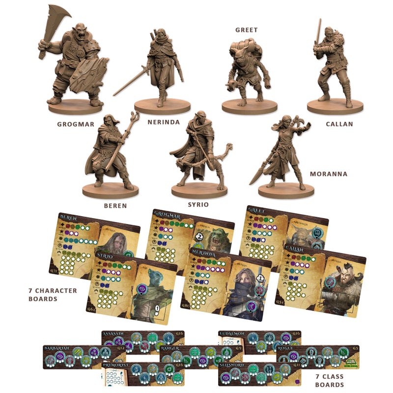 Battle Systems Maladum Dungeons of Enveron Starter Set - Fantasy Dungeon Crawler Game Immersive Terrain Solo, Co-op and Adversarial Play - Image 3