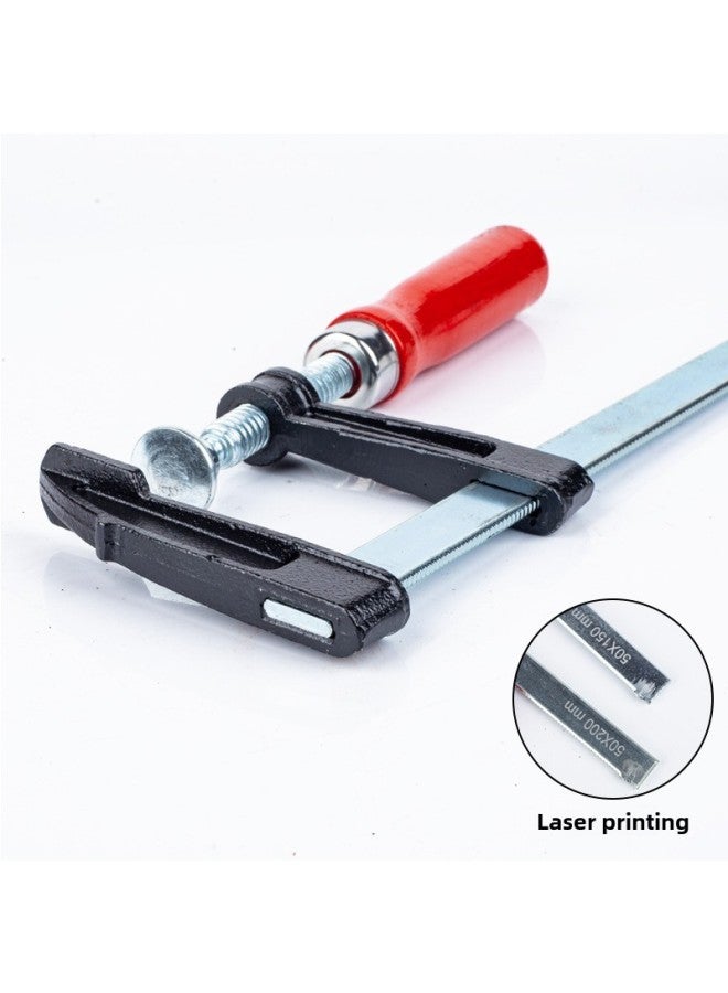 Magang F-type Woodworking Clamp Multifunctional Quick Clamping And Fixing Tool Strong F-clamp Splice Clamp G-clamp Crimping Device-Specification Model:Clamping Depth 50* Maximum Clamping 100mm  - Image 5