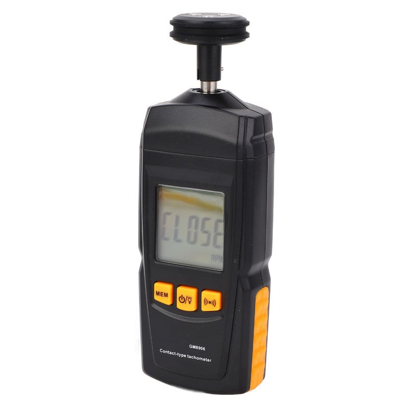 Kendal Contact Tachometer 0.5-19999rpm ABS Material - 0.1rpm High Resolution Speed Meter with 1200mAh Battery for Various Applications - Image 3