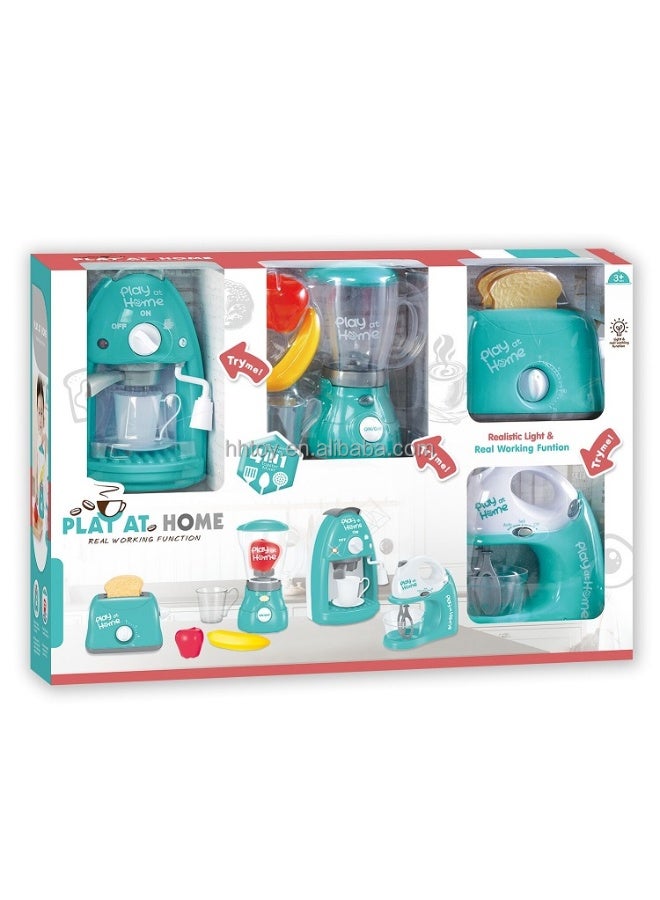 Generic valueable 1 Educational Cooking Pretend Play Mixer and Blend Coffee Maker Plus Toy Kitchen Appliances Toy - Image 2
