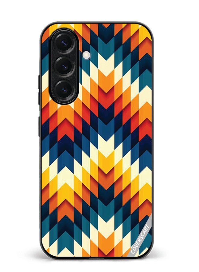 VR CREATIVE Protective Case Cover For Samsung Galaxy S25 Abstract Design Multicolour