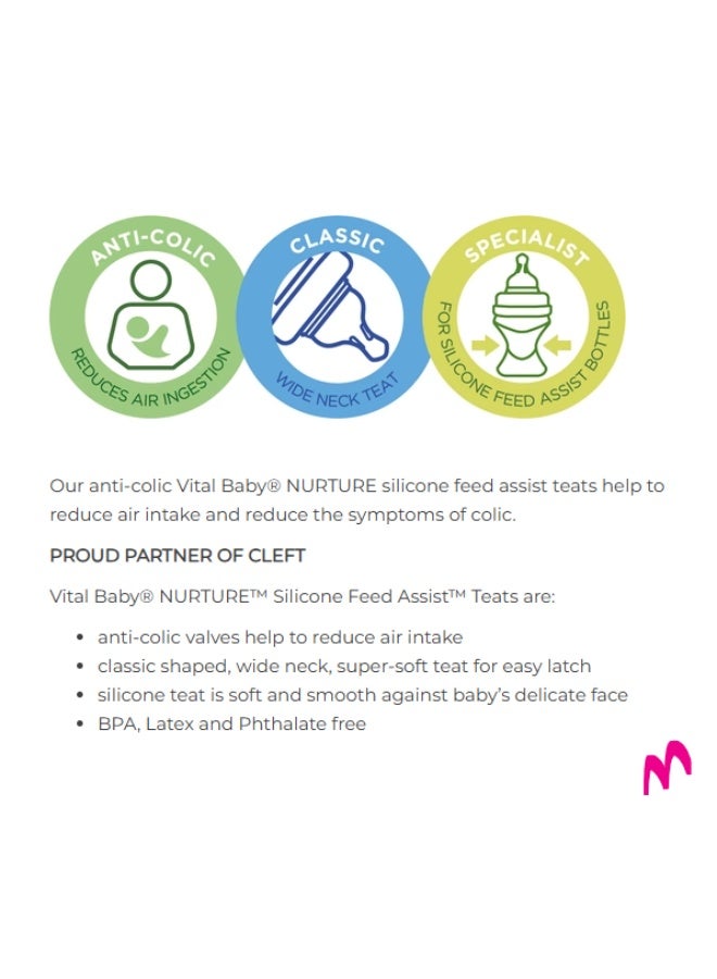 Vital Baby Nurture Breast-Like Nipple Fast Flow 6+ Months - 2 Pack - Image 5