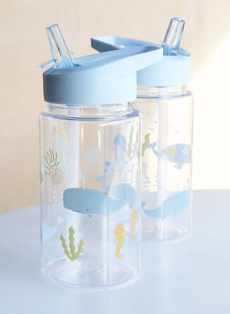 A Little Lovely Company Drink Bottle - Ocean