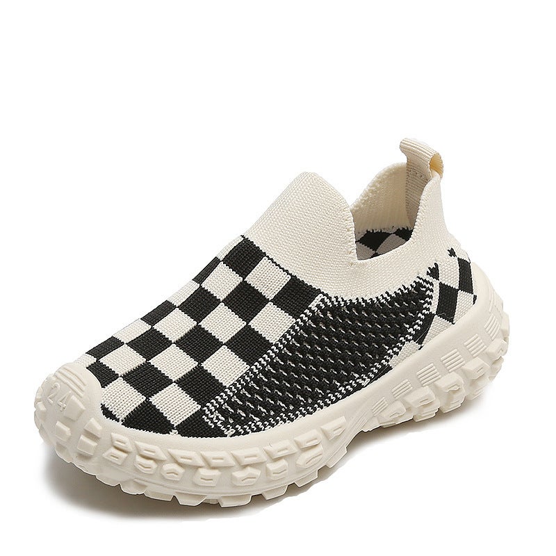 Mesh Sneakers Lightweight Flexible Sole Walking Shoes For Kids Indoor And Outdoor Activities - Image 1