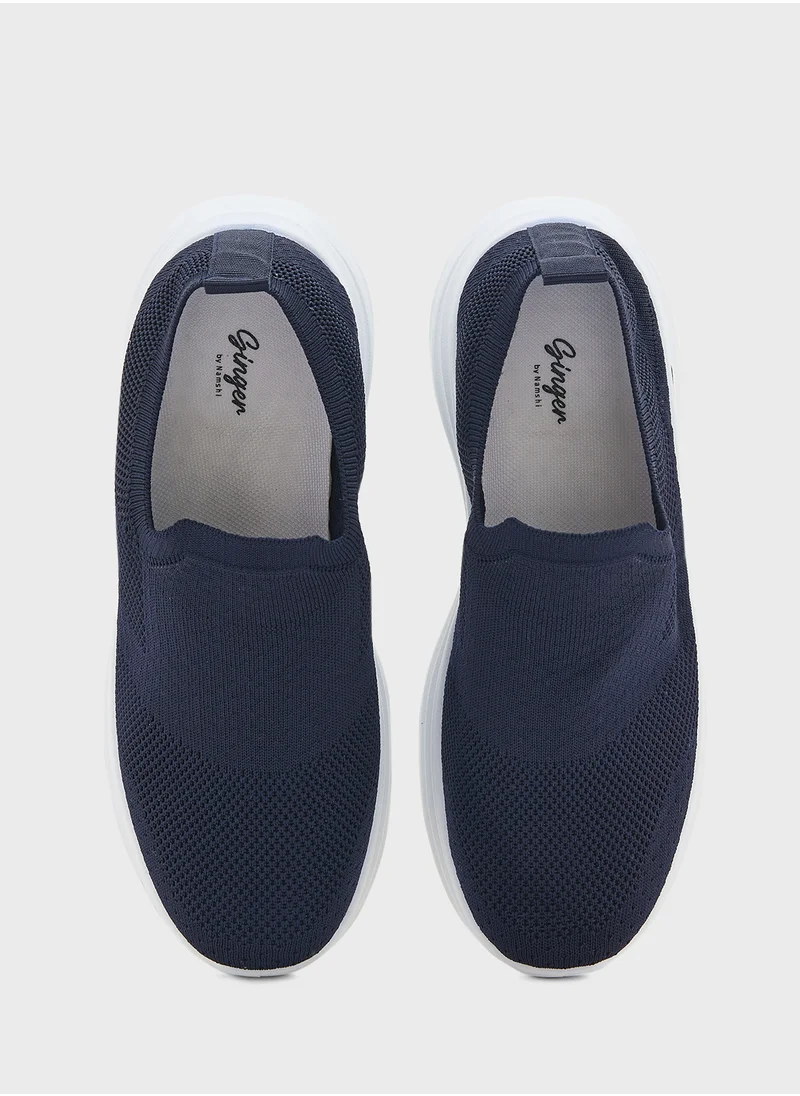 Ginger Fly Knit Slip On  Comfort Shoe